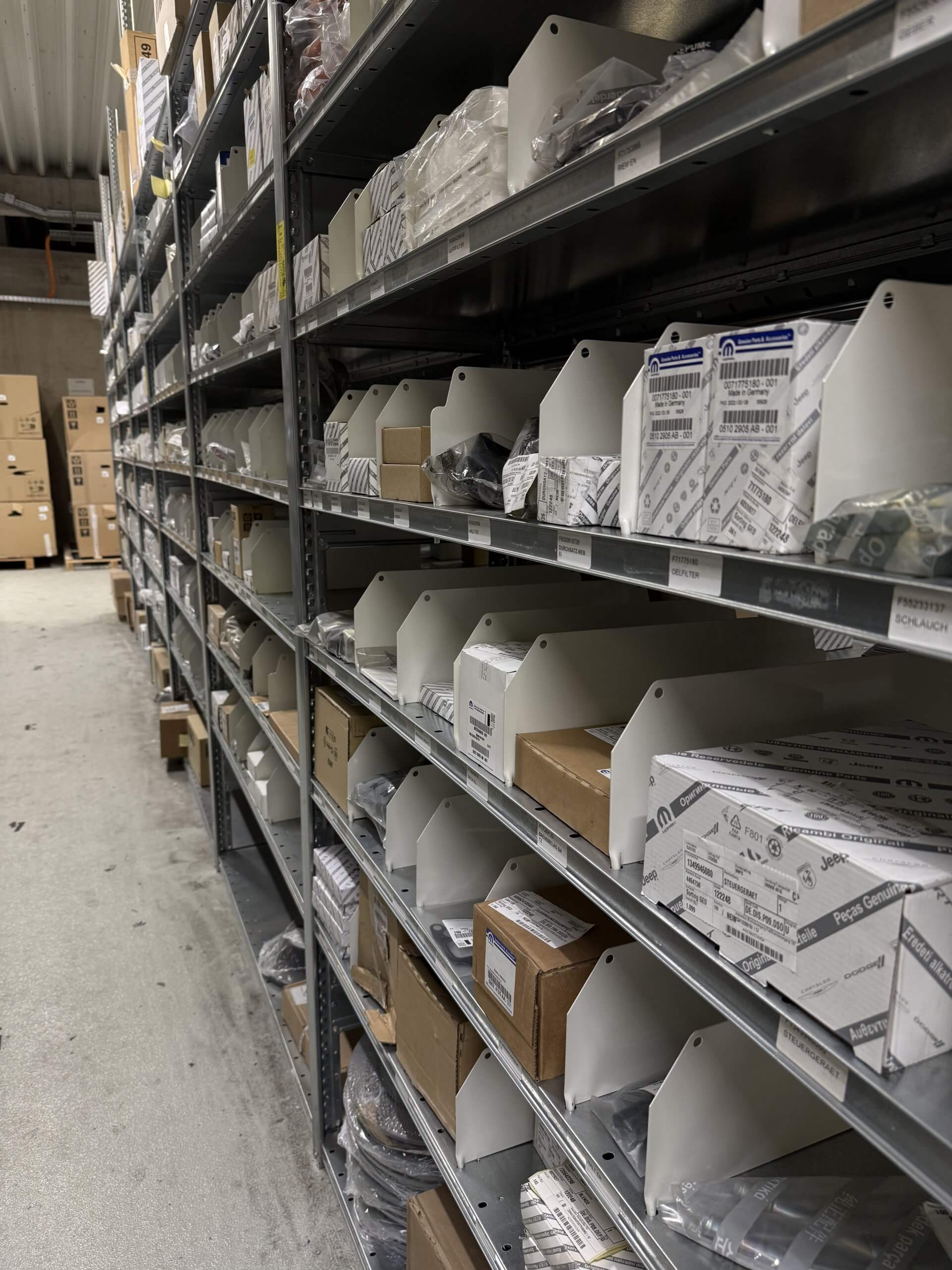 Certus Ersatzteile Lager