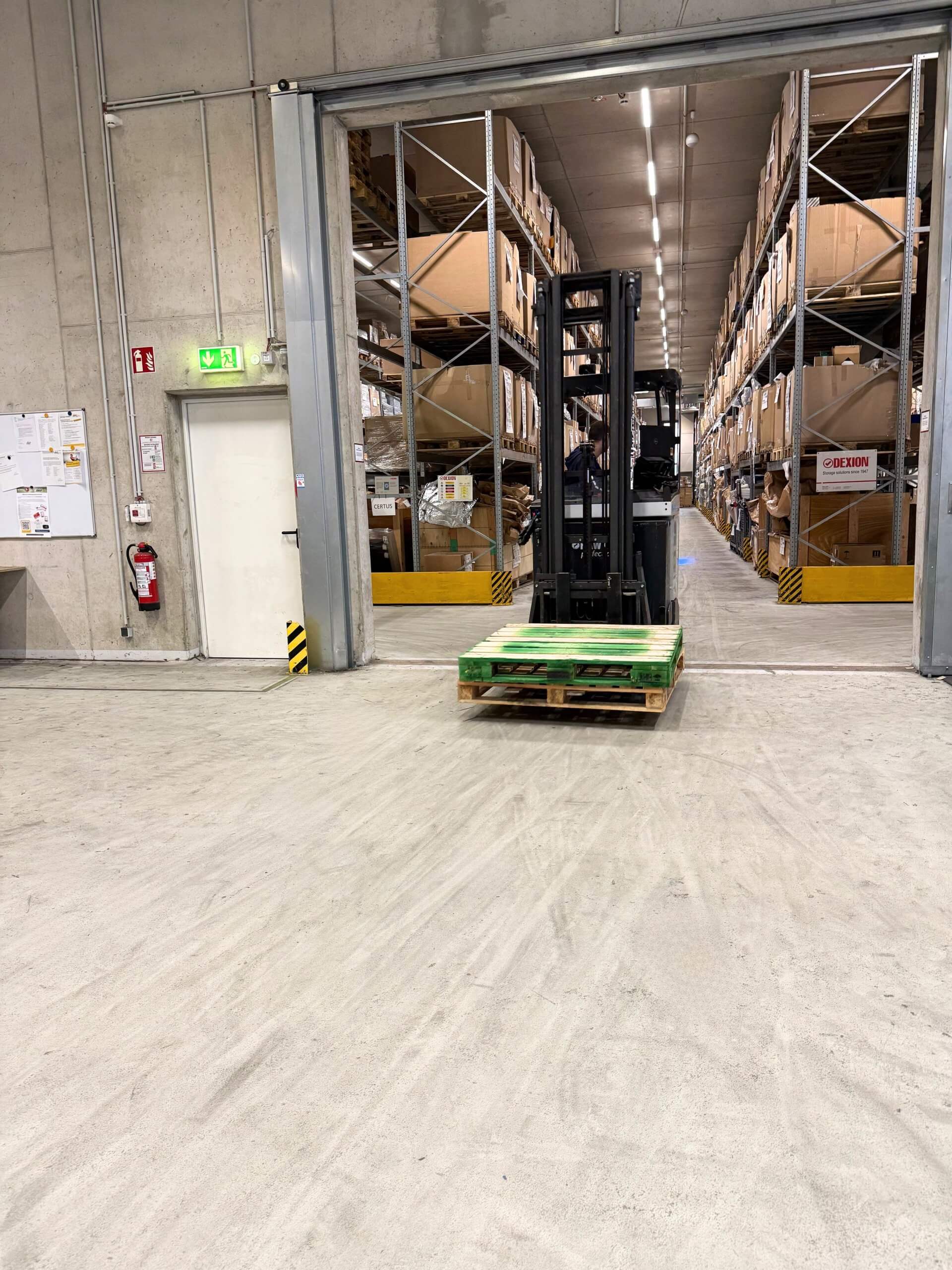 Certus Gabelstapler Lager